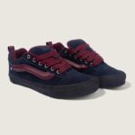 ⁦Vans Knu Skool dark navy and burgundy⁩ - الصورة ⁦2⁩