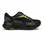 Hoka Mafate X in a black and green